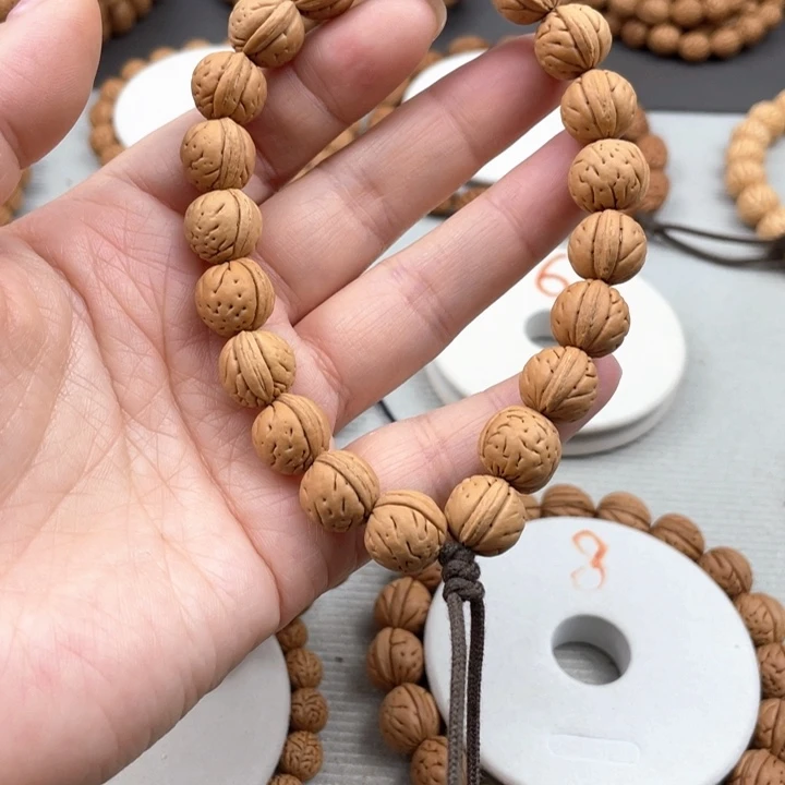 串***迷核桃手串/手链12尺寸野生桃核手持