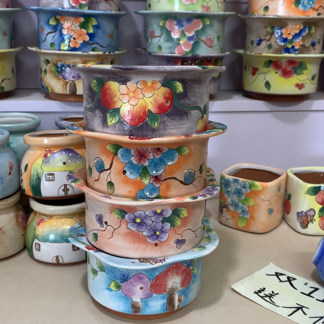 福利正品红陶花盆