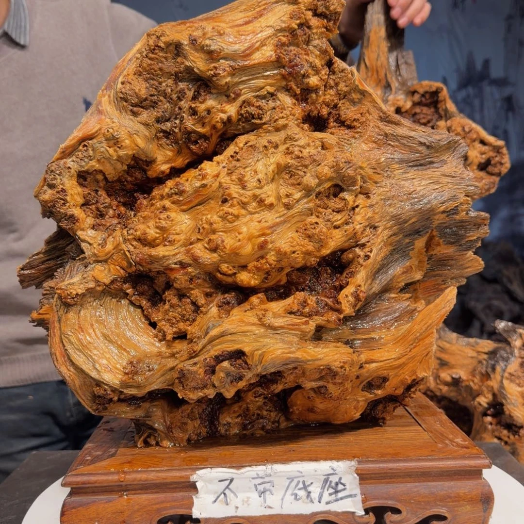 神***木木三丰琥珀木 天然摆件4