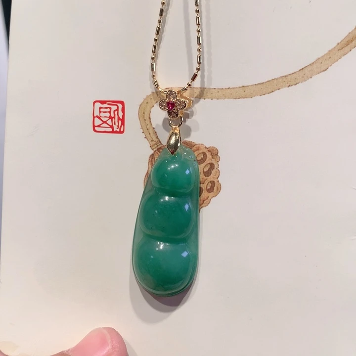 石英质玉（非洲翠）未镶嵌手绳