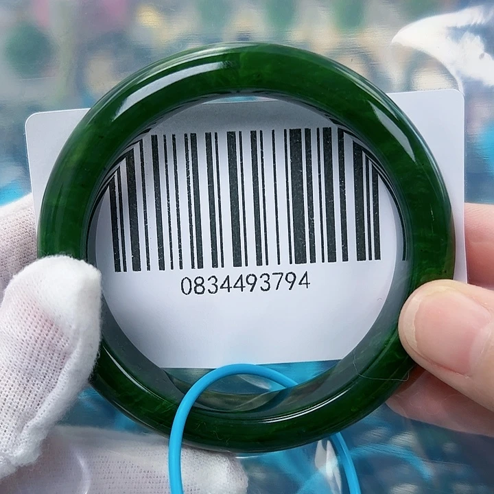 和田玉手镯未镶嵌56