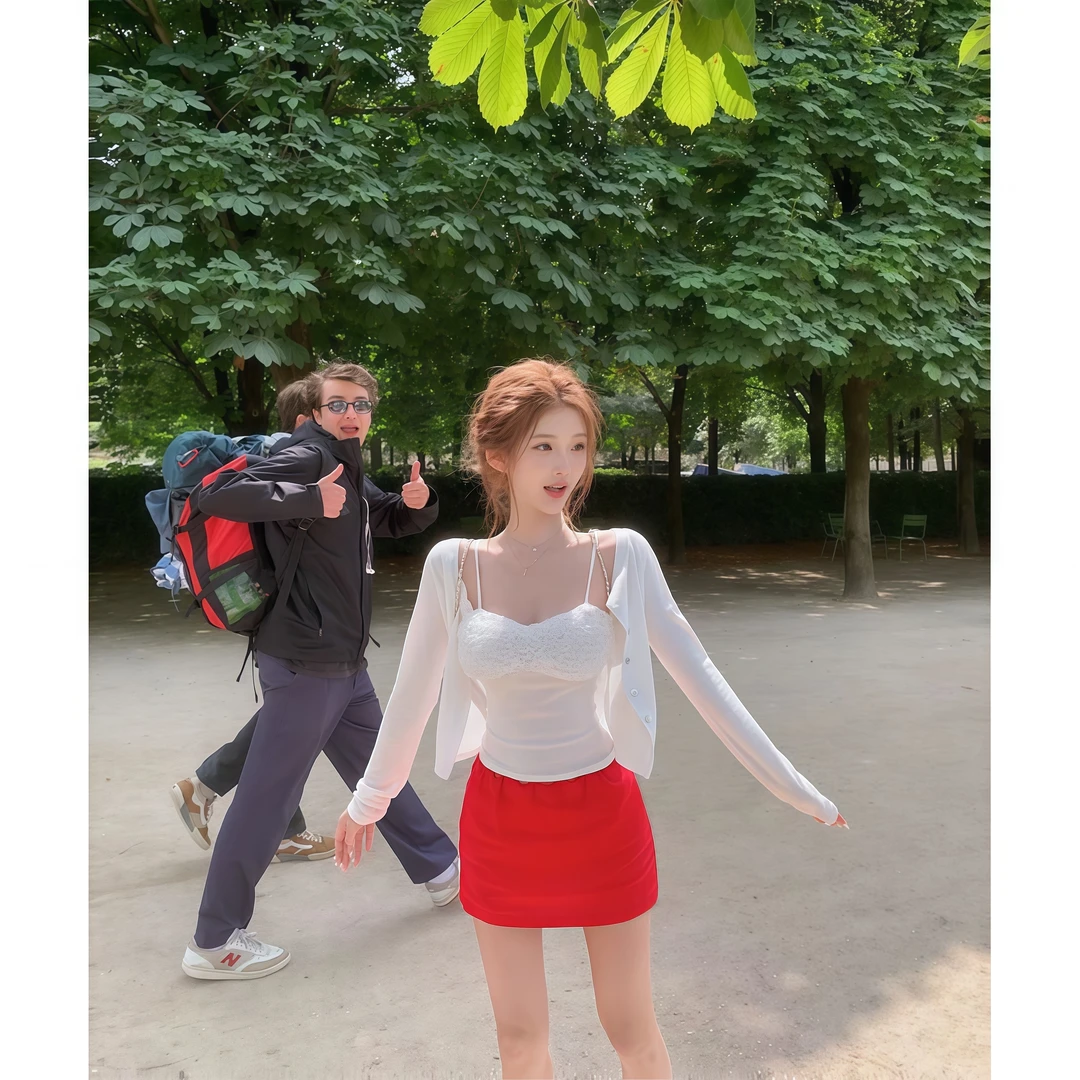 纯欲风辣妹性感吊带背心女夏季防晒开衫外套短款无袖上衣两件套装