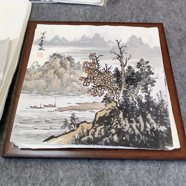 国画张圣敏先生纯手绘作品