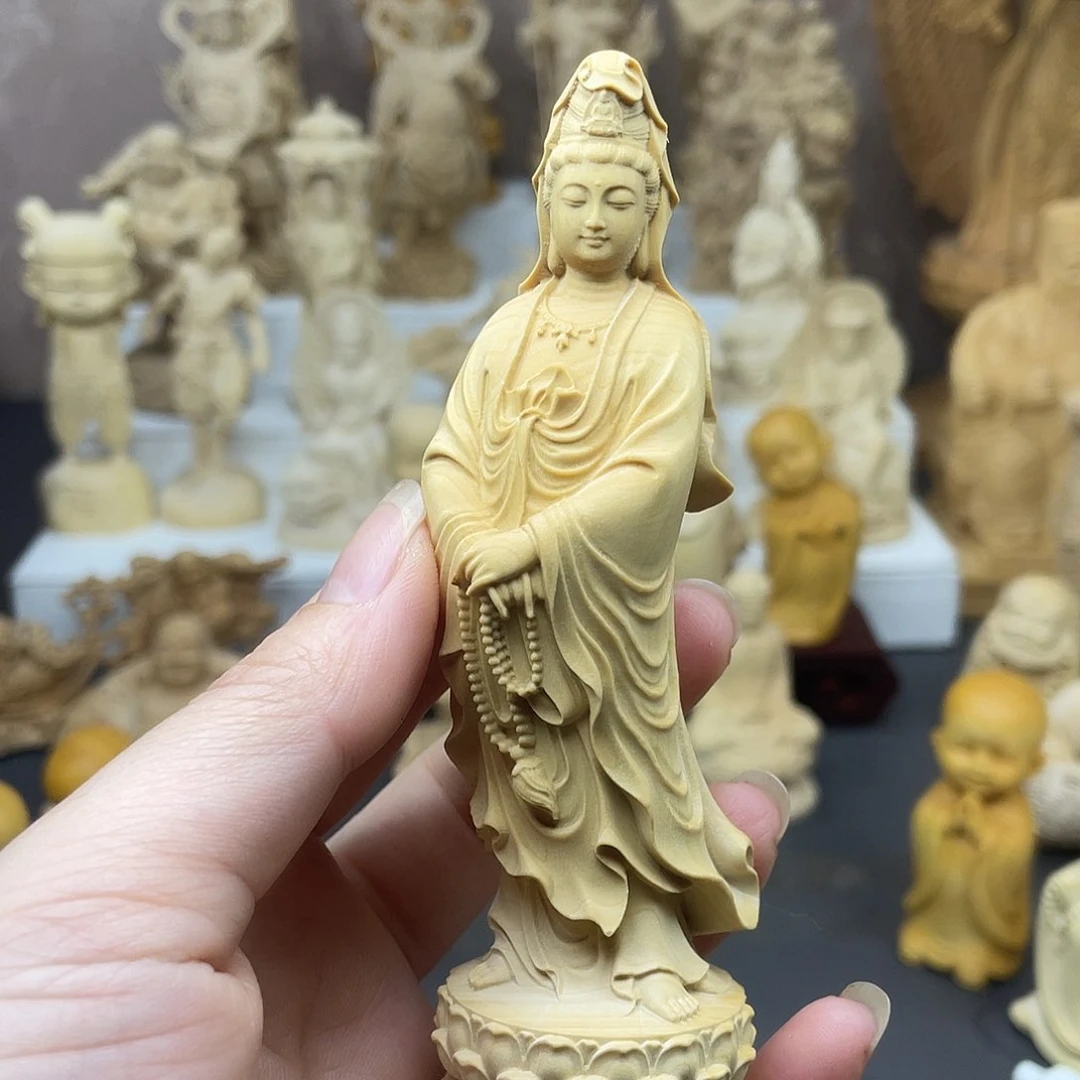 黄杨木黄杨木材质摆件手把