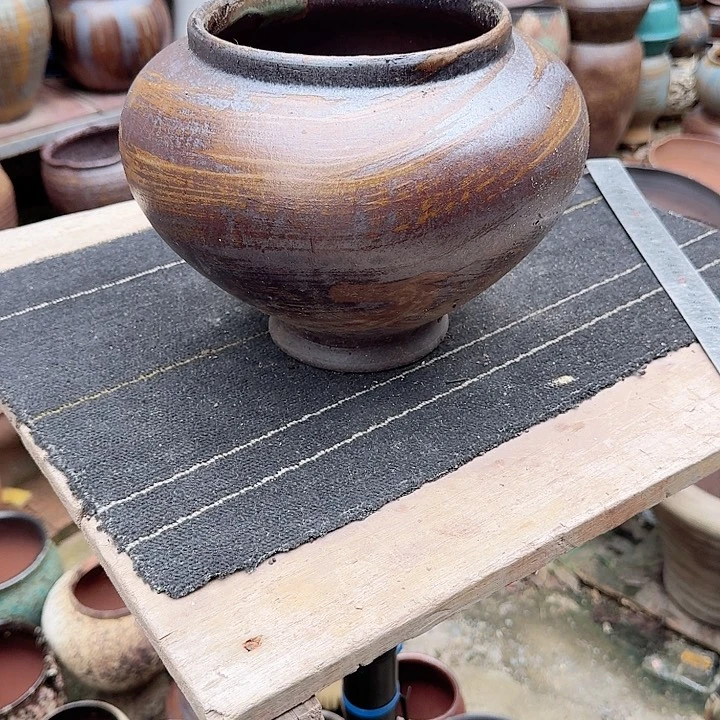 紫砂花盆高度20口径16