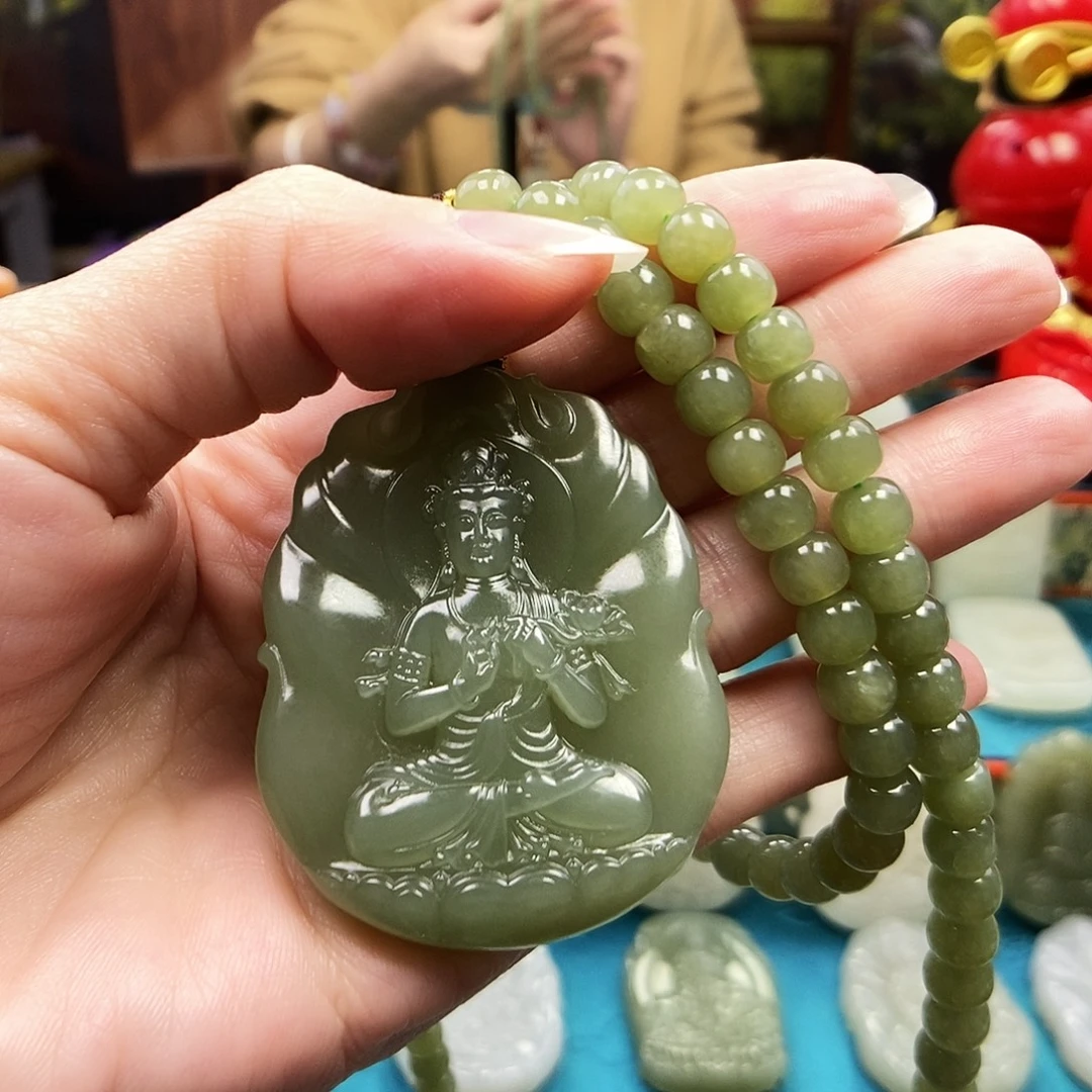 韵***和田玉未镶嵌颈饰