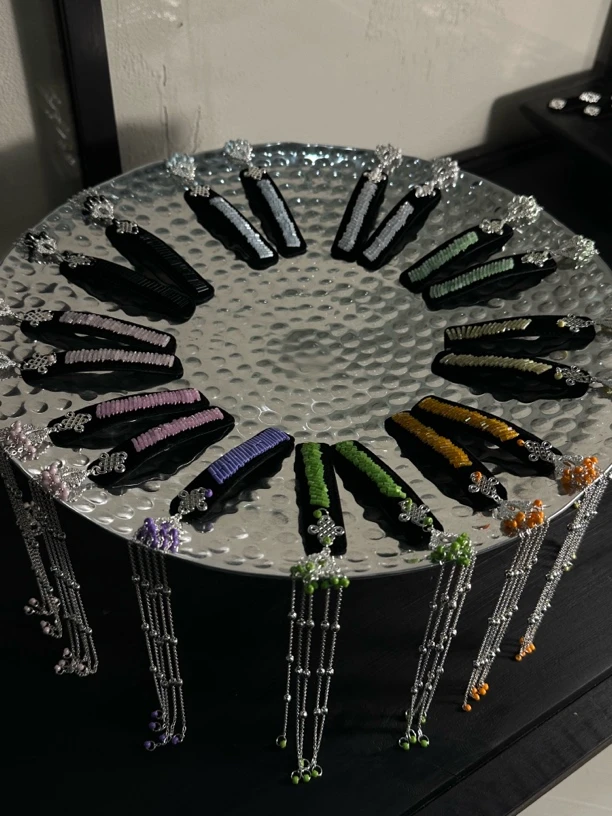 民族风原创手工流苏发夹发卡小众简约