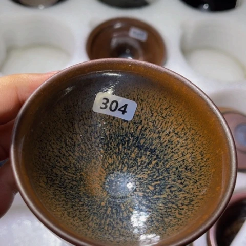 茶盏原矿原釉柴烧建盏