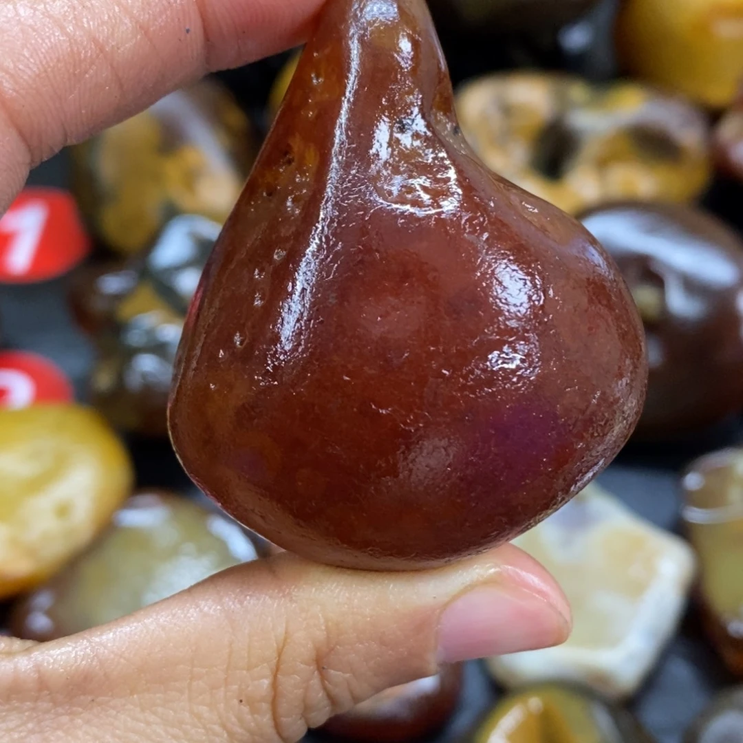 玛瑙/玉髓未镶嵌手把件