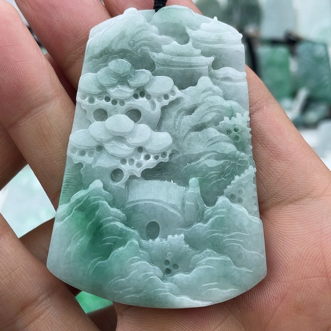 颈饰未镶嵌翡翠翡翠