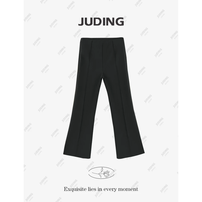 【修腿神裤】微喇叭九分裤女百搭显瘦2025夏季新款高腰长裤子8350