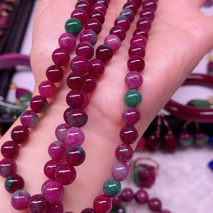 红宝石108项链未镶嵌