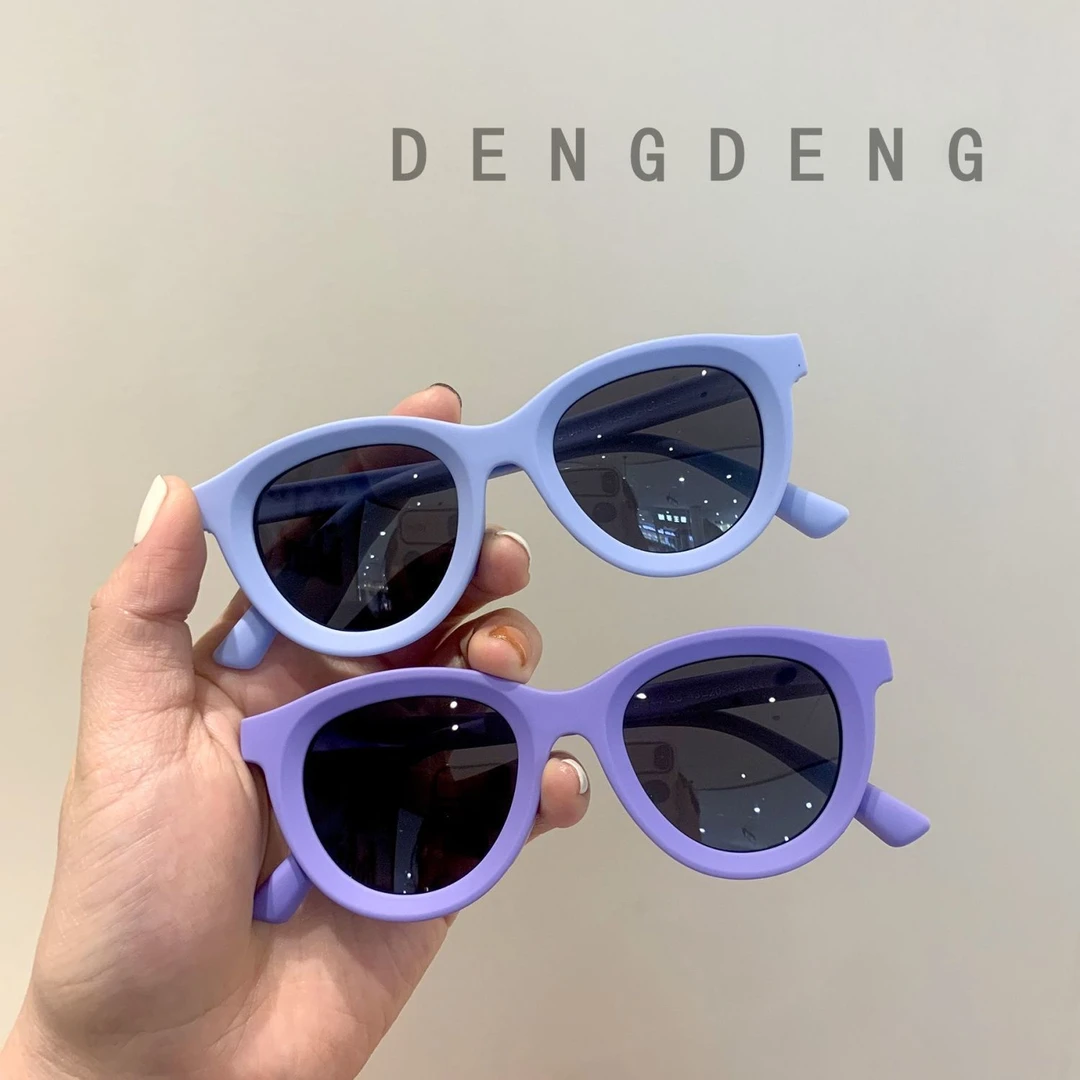 韩版儿童太阳镜个性潮凹造型走秀宝宝眼镜洋气男童女童遮阳墨镜夏