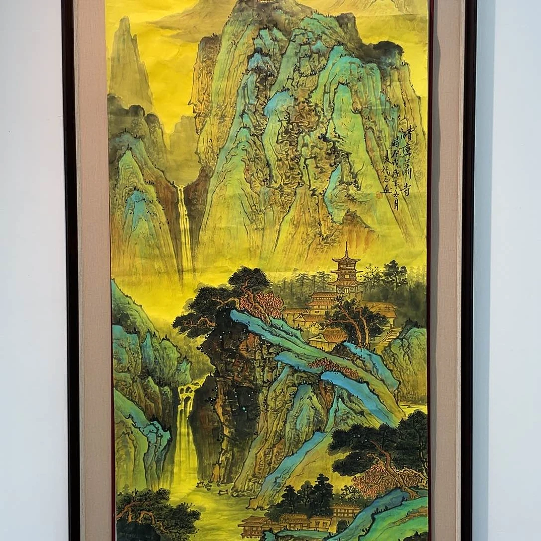国画凌行志手绘作品