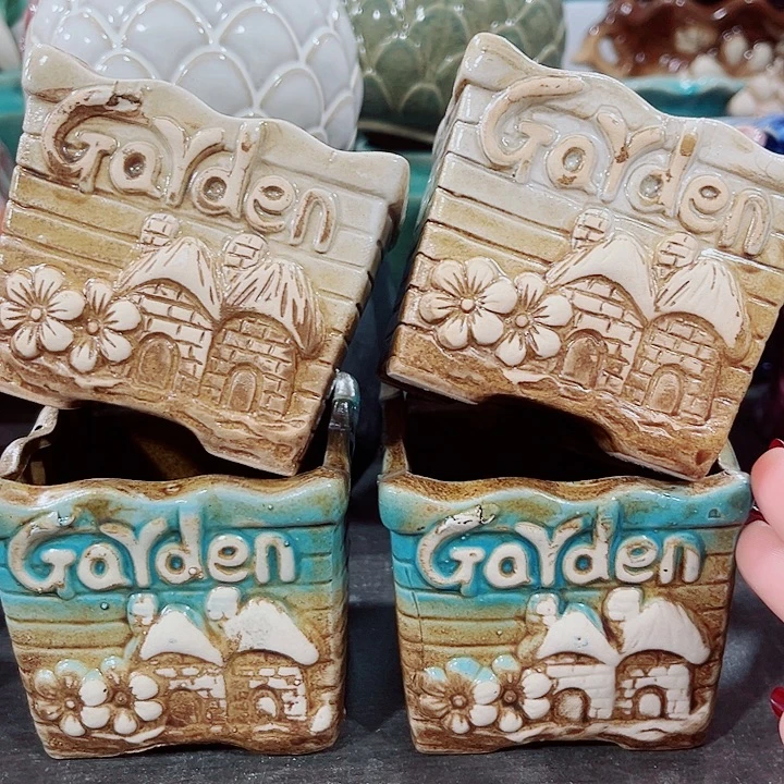 多肉陶瓷花盆满10元包邮