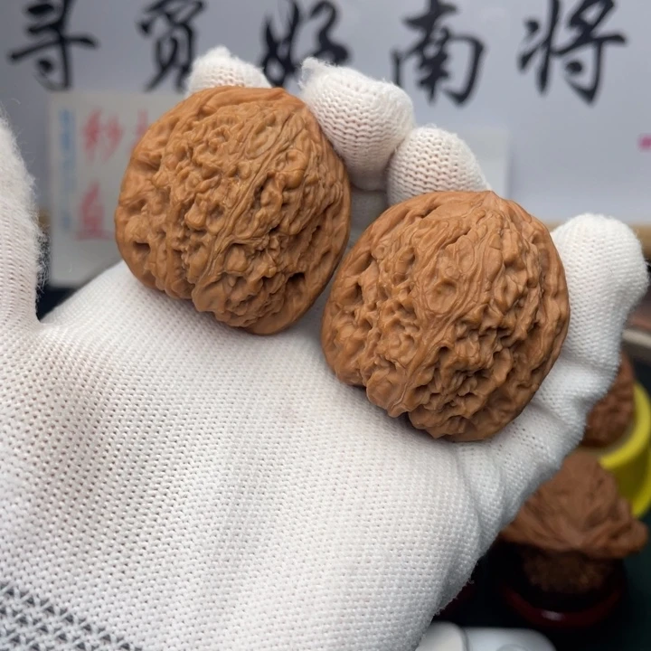 文玩核桃吊坠383739尺窝头凹底高炮