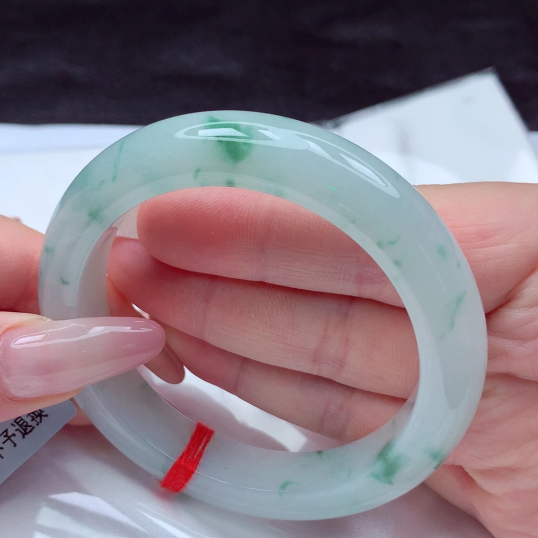 翡翠未镶嵌手镯手镯55