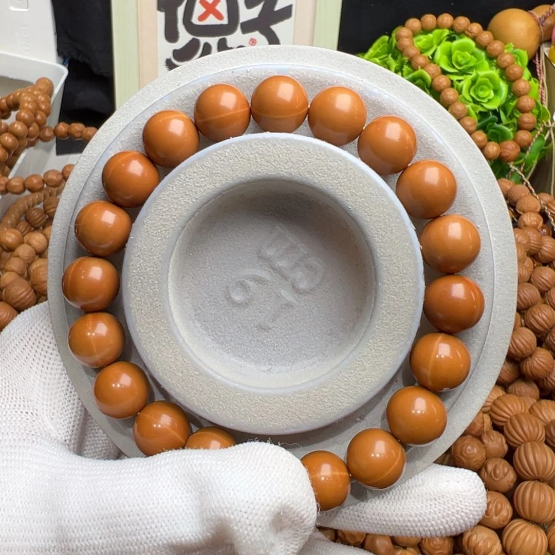 猴头核桃手串微瑕龙炎正圆