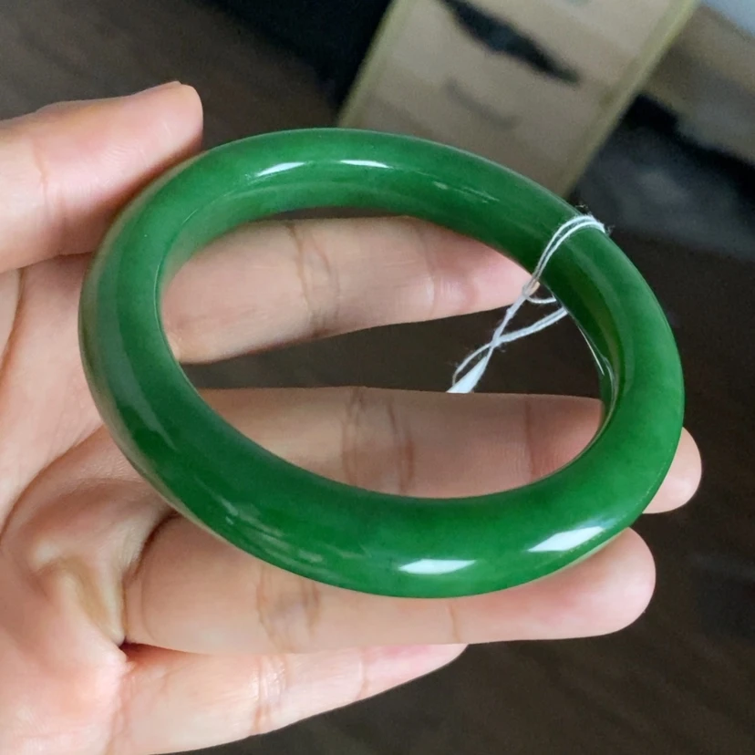 【闪购商品】未镶嵌手镯和田玉（碧玉）