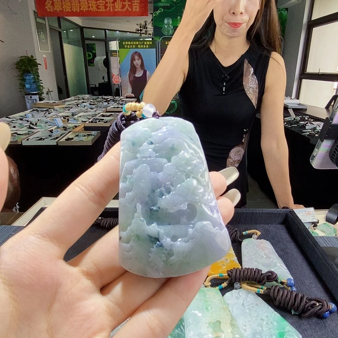 颈饰未镶嵌翡翠翡翠