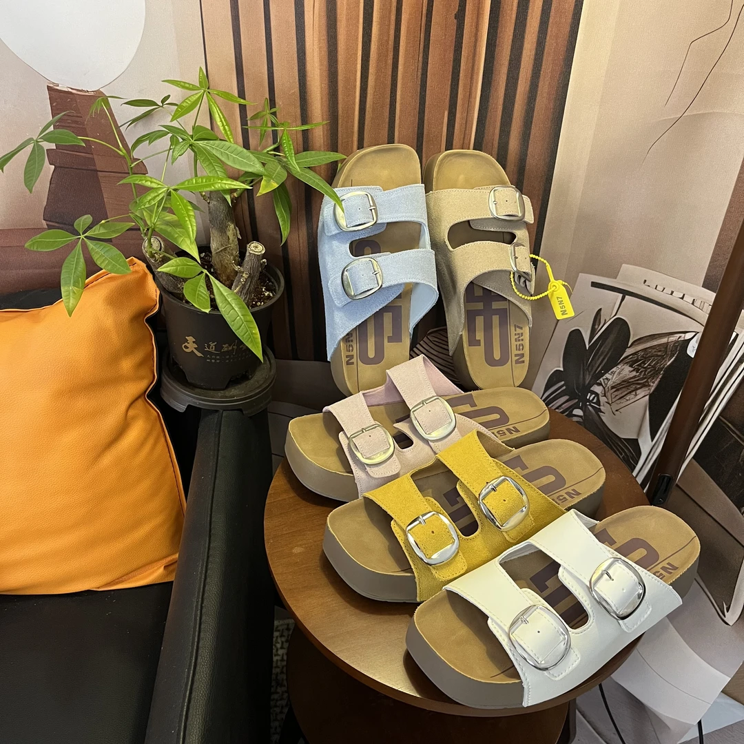 【断码清货】真皮厚底软底女鞋女夏外穿百搭新款高级感休闲