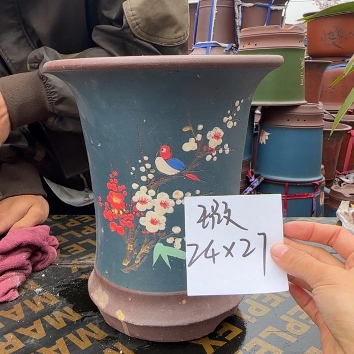 紫砂花盆紫砂花盆