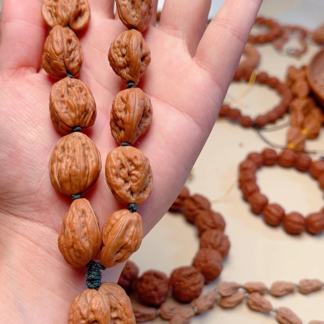 手串文玩核桃摆**叔白狮子