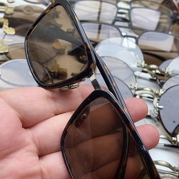 分体款天然水晶石头眼镜