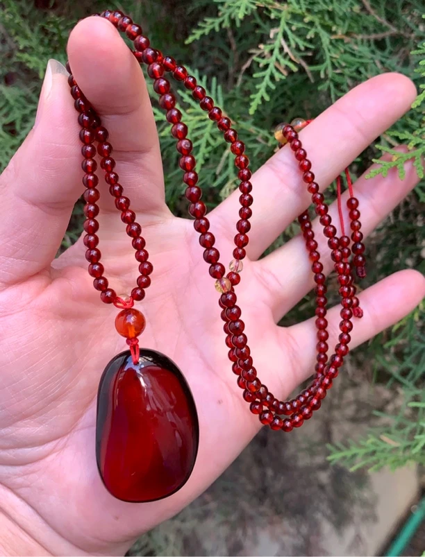 天然缅甸血珀干放随形吊坠总12.8克珠子直径3米吊坠39-26-12.9ml