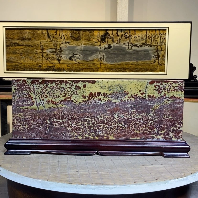 【闪购商品】广西国画石草花石