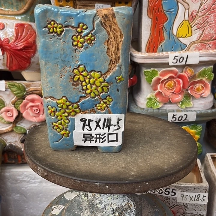 粗陶材质多肉花盆
