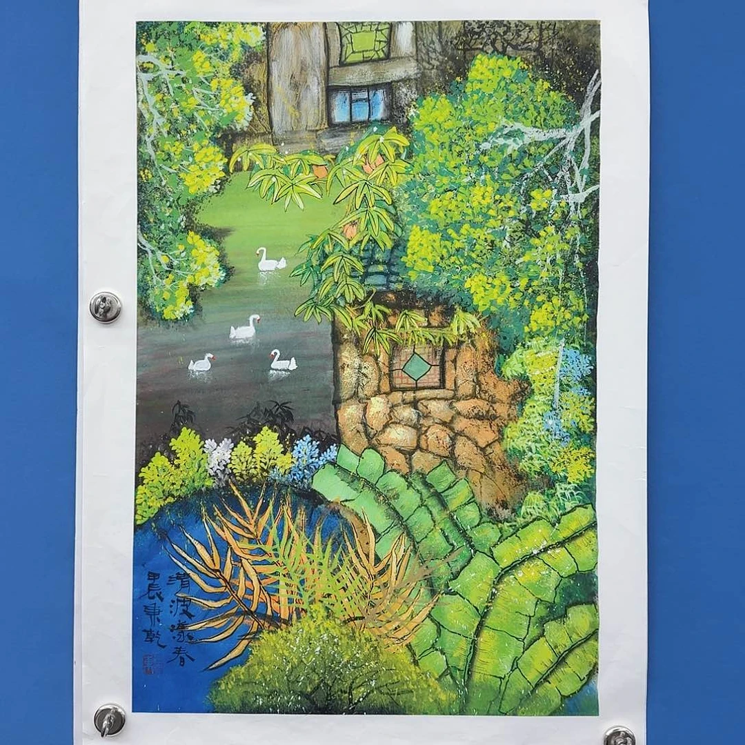 国画多次参加国内外大型画展