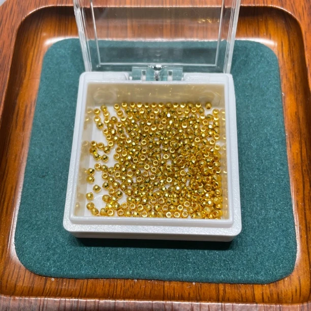 足金999素金2mm蹦迪珠5D硬金（此订单发20个）
