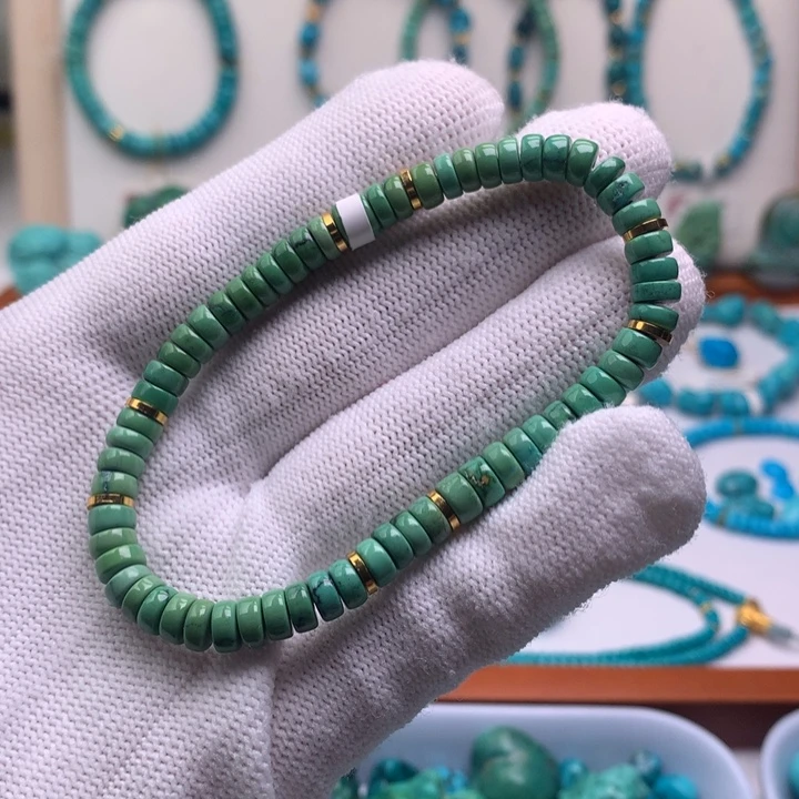 绿松石未镶嵌珠宝半成品卡5.5