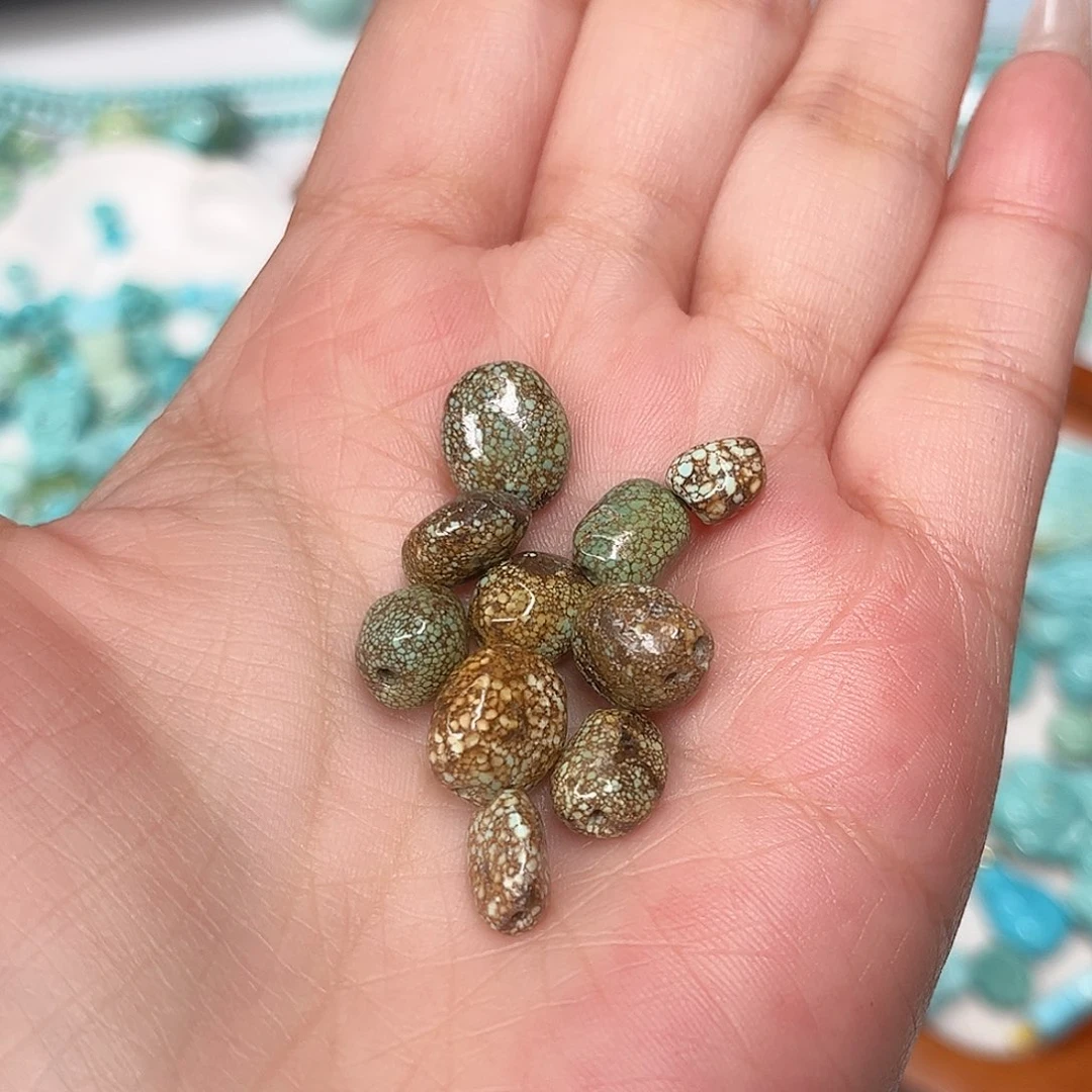 绿松石未镶嵌珠宝半成品