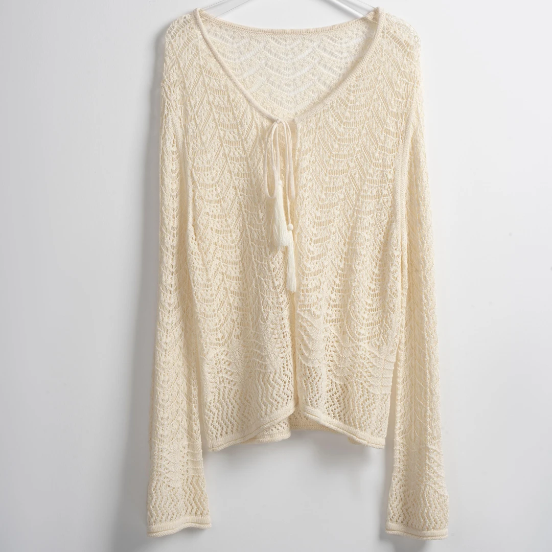 MOOI MONO显瘦舒适时尚宽松百搭不规则薄款简约设计师长袖T恤 CTH