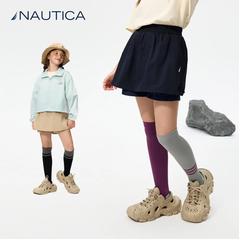 NAUTICA/诺帝卡童装【全网爆火】户外梭织裙裤运动俏皮四面弹防泼水