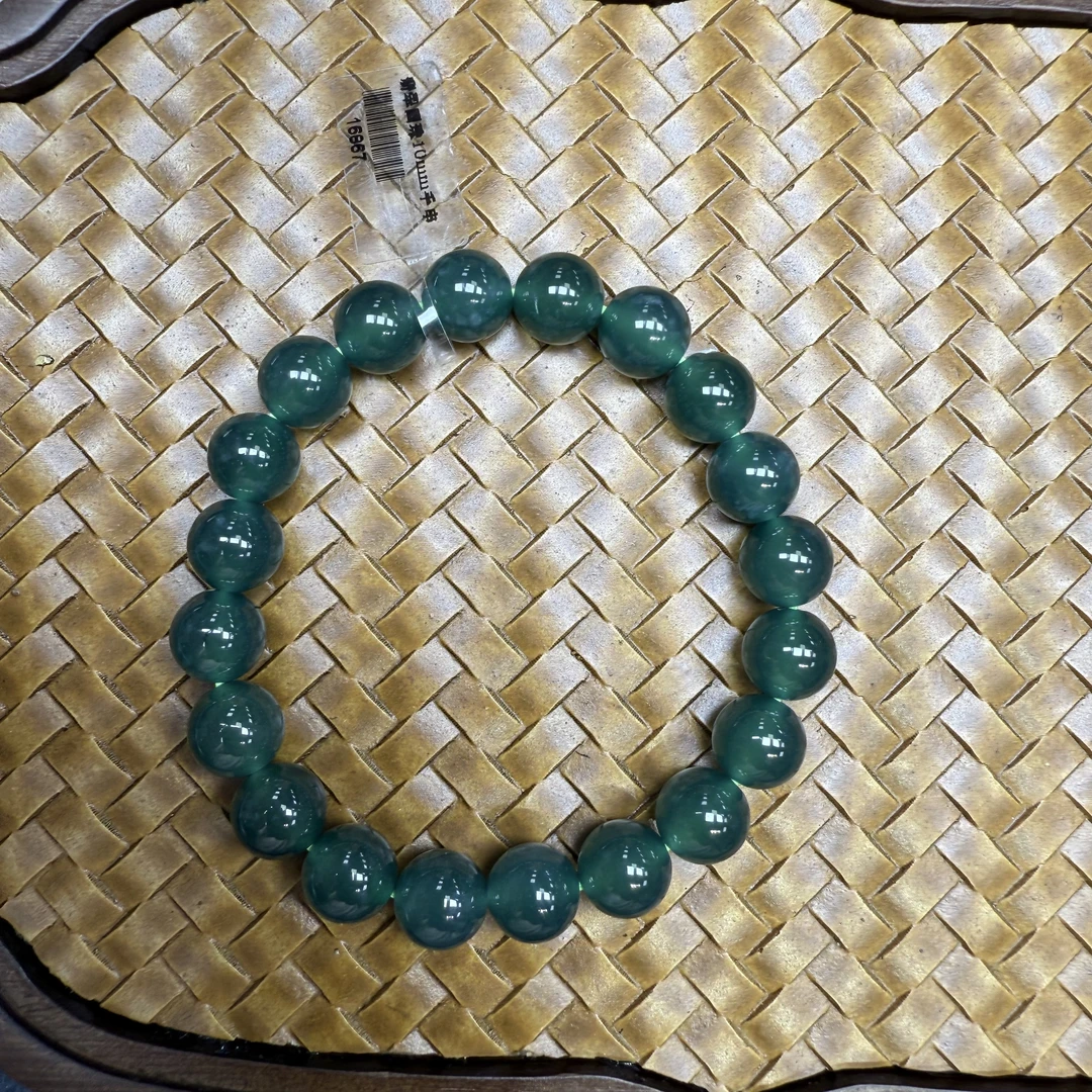 星海-璇 翡翠*圆珠手串*卡10.编号083