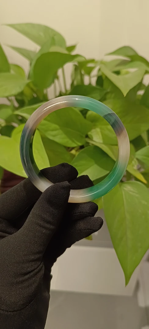 非金属合成锆石手镯 三色手镯送自己时尚百搭