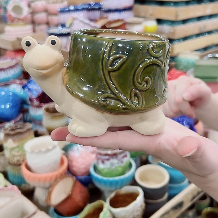 有孔，满10元发货多肉陶瓷花盆