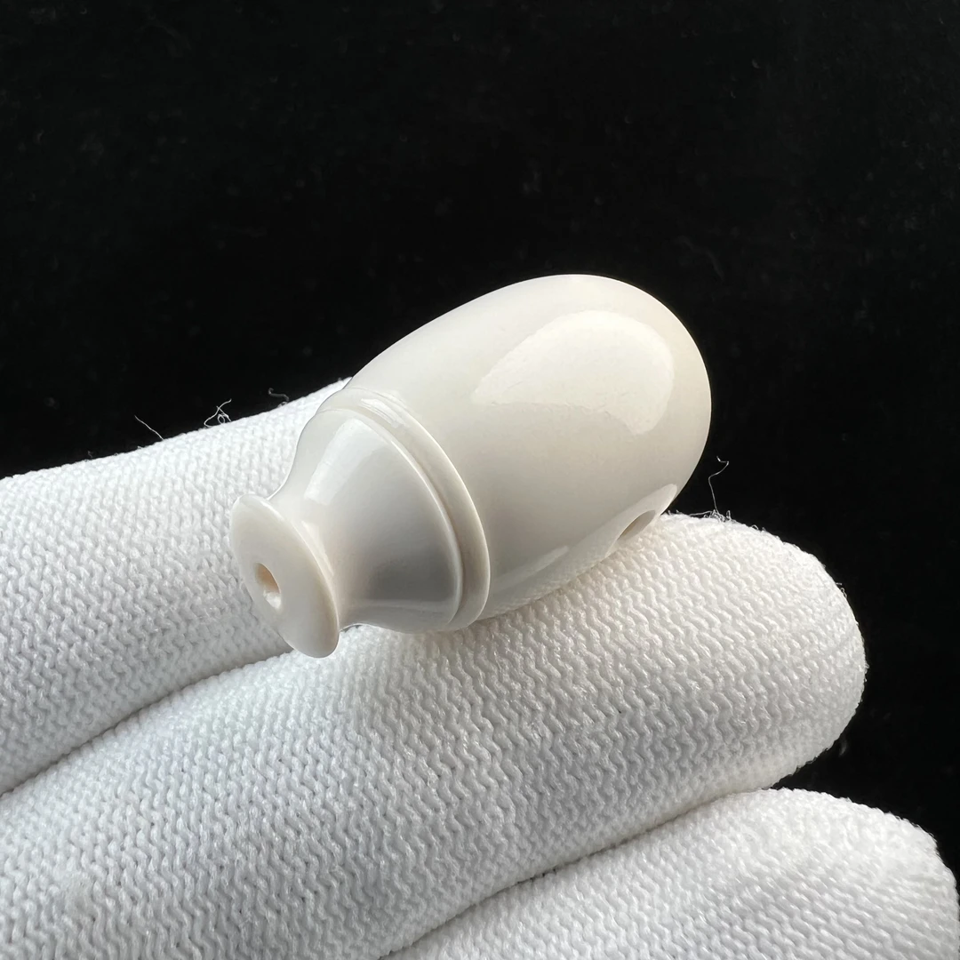 S3588天然猛犸牙 三通 19X34.8mm支持鉴定 假一罚四