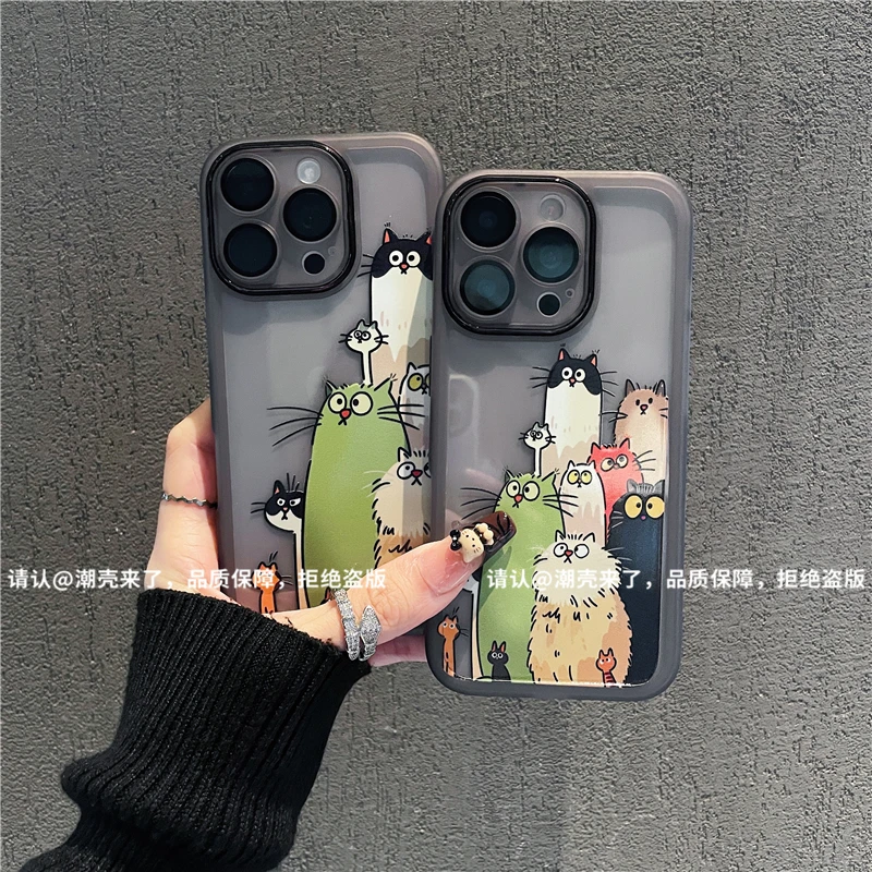 金属镜框适用苹果17/iPhone/华为荣耀/OPPO/VIVO/小米手机壳防摔