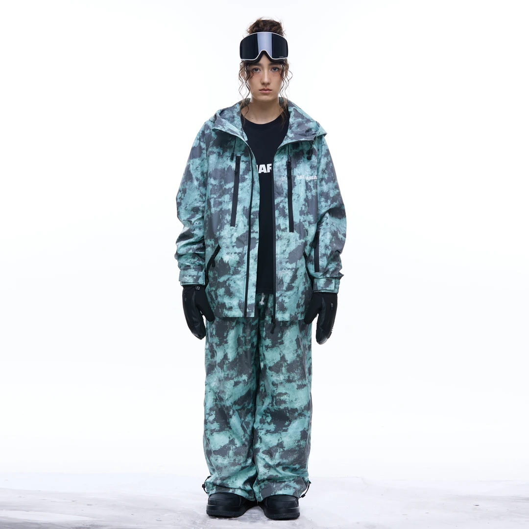 主理人专属ZACHARIAH【绿雪山】Z-Tex3LPro滑雪服套装防水透气保暖