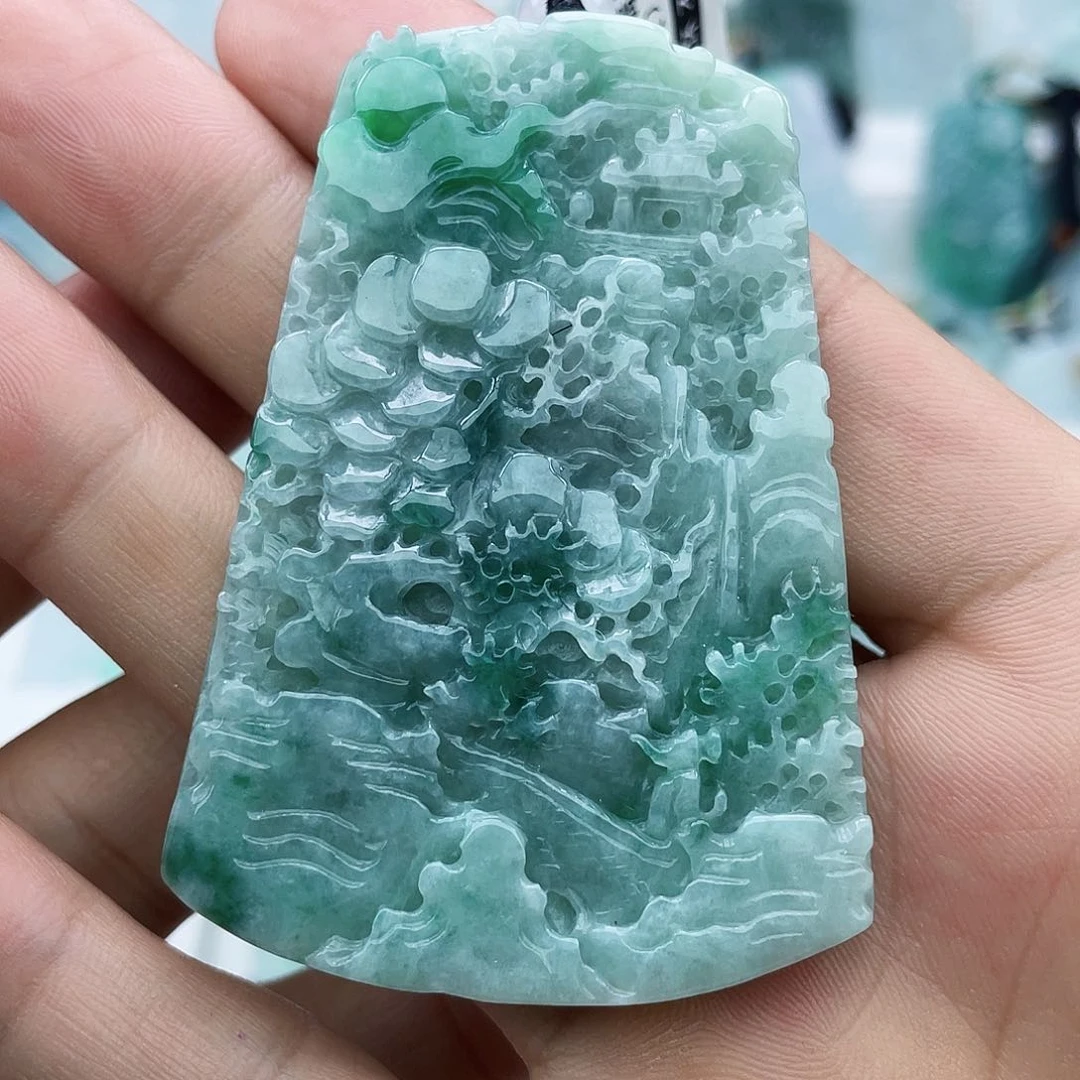 颈饰未镶嵌翡翠翡翠