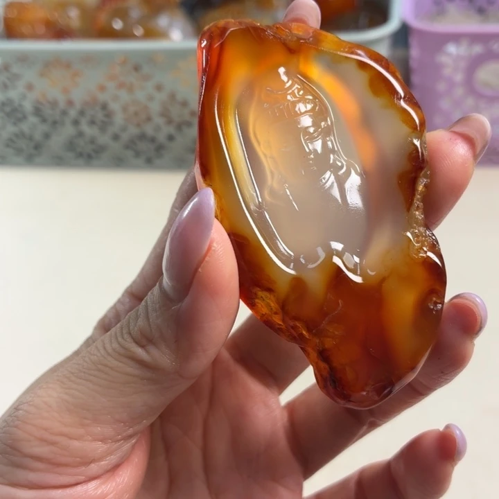 玛瑙/玉髓未镶嵌吊坠(不含链)