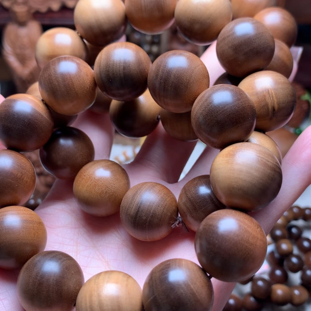 檀香木手串/手链老山檀香2.0奶香黑肉微瑕