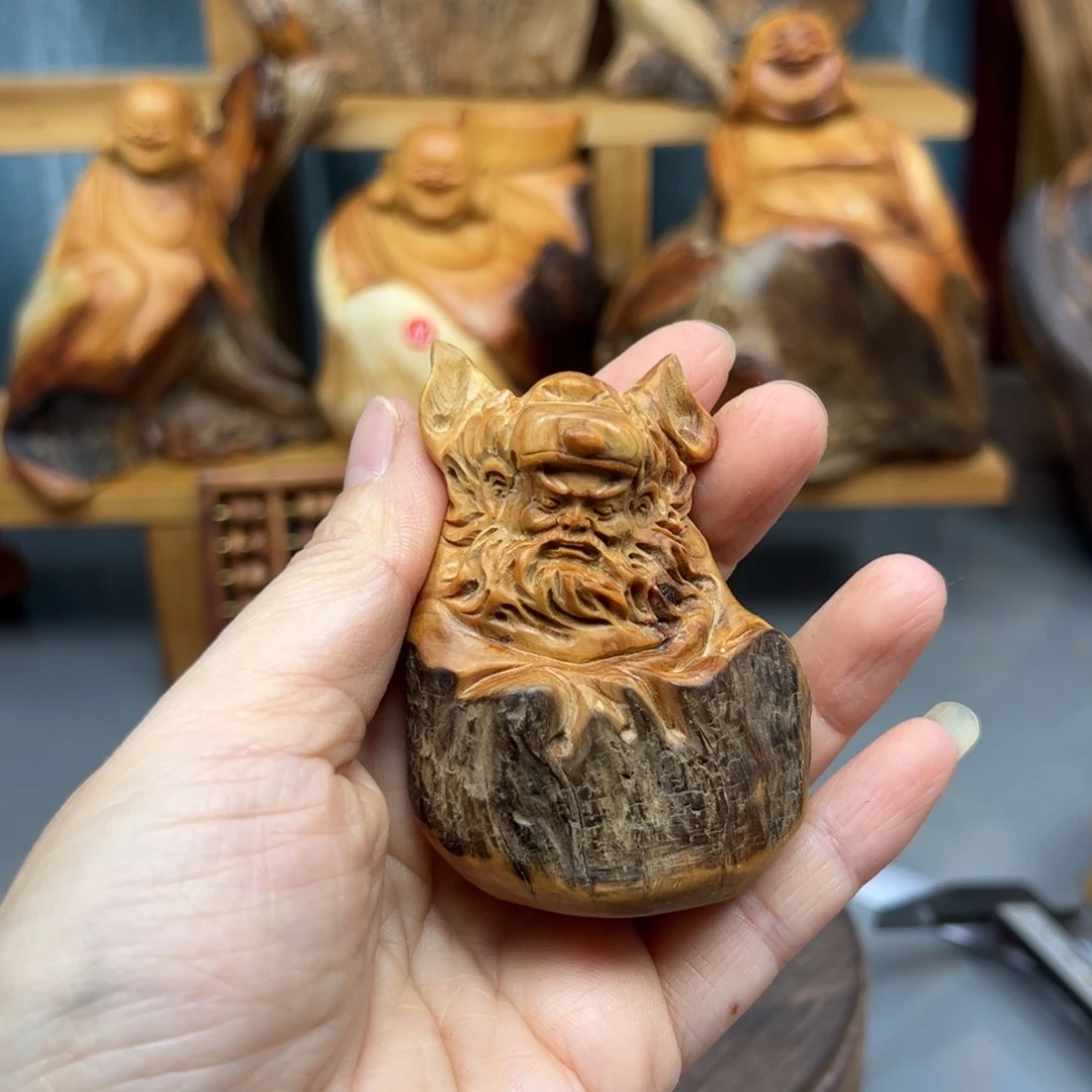 柏木崖柏木摆件手把件16