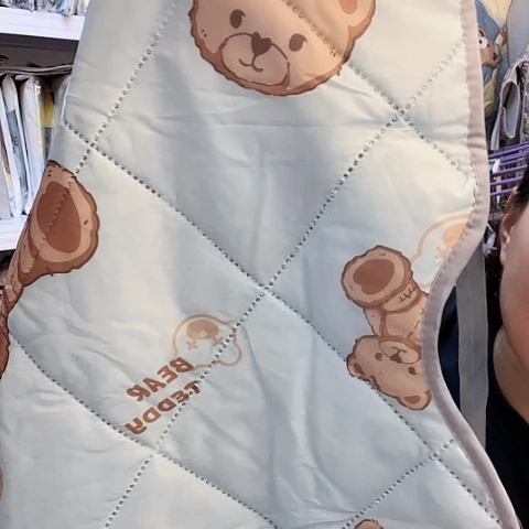 中厚舒适微瑕蓝色