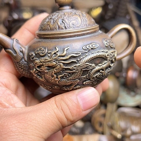 铜制工艺把玩摆件