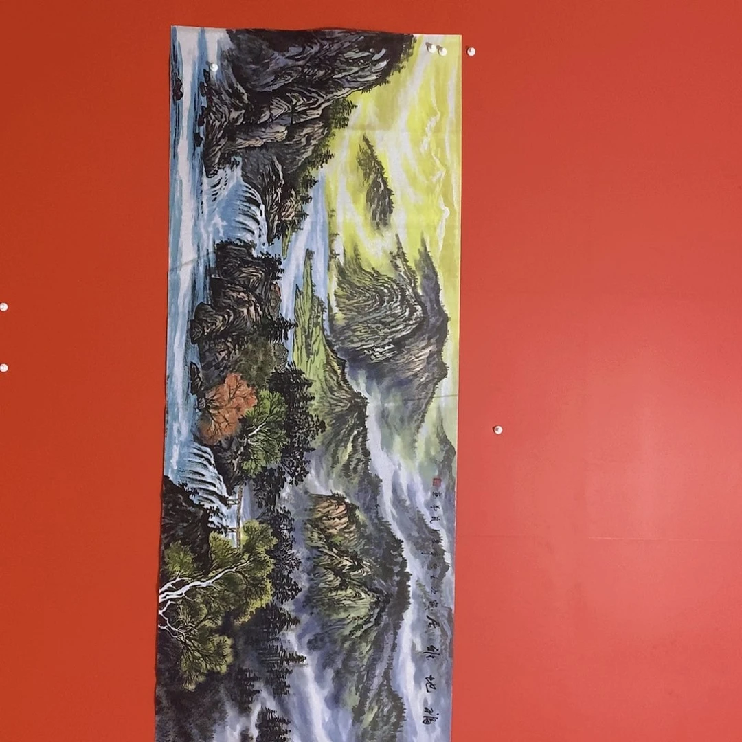 国画山水花鸟国画作品